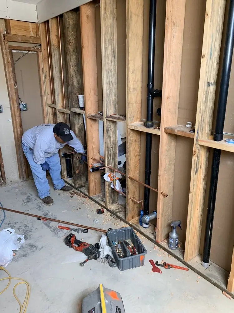 Commercial rough-in plumbing for Gas Line Repair in Jamesville
